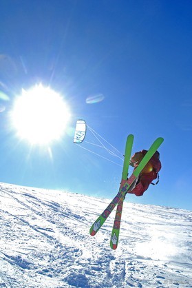 snowkite en sierra nevada (espagne) - f.ingrosso