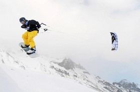 Didier Botta - Snowkite Masters 2012 - col du Lautaret (05) France