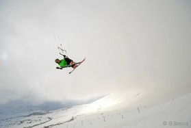Romain Luppi - snowkite au Liban