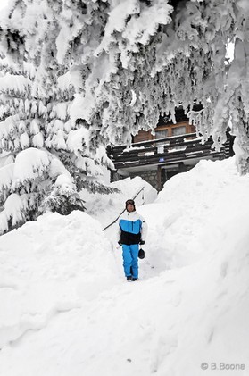 Johann Civel - Snowkite en Bosnie - Jahorina