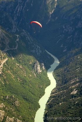 parapente dans le verdon