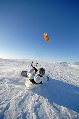 Fabio Ingrosso-Snowkite-Haugastol-Norway