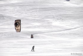 Romain Luppi - snowkite au Liban
