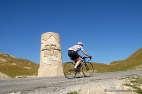 cyclisme au col du galibier-hautes alpes-France