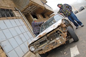 Romain Luppi - Fabio Ingrosso - snowkite au Liban