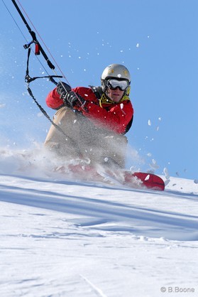 snowkite en Slovénie -Vogel  - mathieu Blanchard (fr)