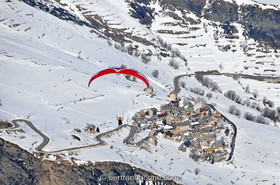 parapente a La Grave