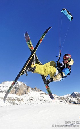 Anton Uzhegov - Snowkite Masters 2012 - col du Lautaret (05) France