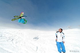 Fabio Ingrosso - snowkite en Macedonia - Popova Shapka