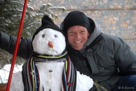 fabio ingrosso - snowkite en Grece - kaimaktsalan