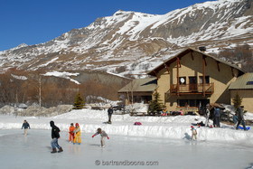 patinoire - le pied du col