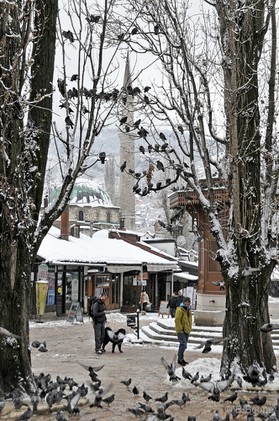 Snowkite en Bosnie - Sarajevo