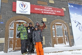 Guillaume Chastagnol et Jérome Josserand - Snowkite a Ercyes en Turquie