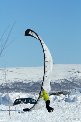 Fabio Ingrosso-Snowkite-Haugastol-Norway