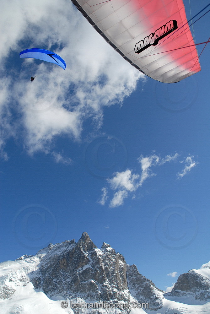 parapente a La Grave La Meije (05) France