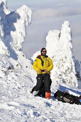 Rado - Snowkite en Bosnie - Jahorina