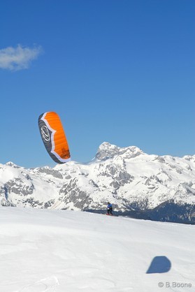snowkite en Slovénie -Vogel - johann Civel