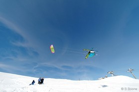 Fabio Ingrosso - snowkite en Macedonia - Popova Shapka
