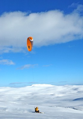 Fabio Ingrosso-snowkite en Norvege 2006