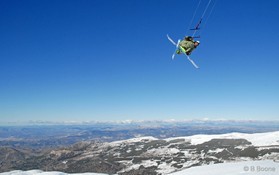 snowkite en sierra nevada (espagne) - j.josserand