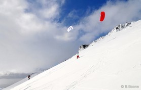 Jérome Josserand et Guillaume Chastagnol - snowkite en Islande