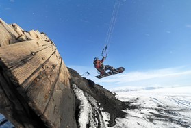 Guillaume Chastagnol - snowkite en Islande