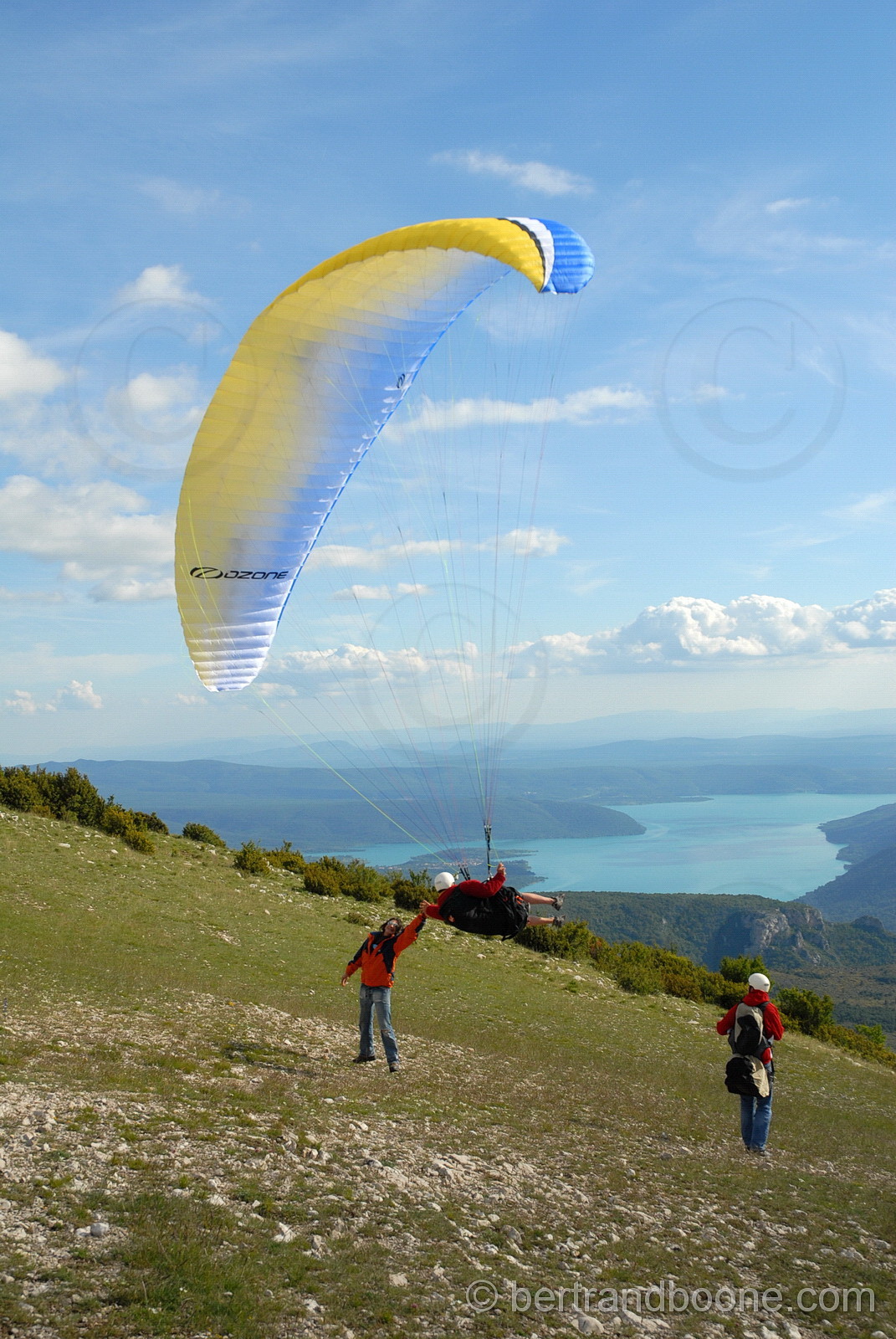 parapente dans le verdon