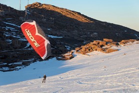 snowkite: Hamada Titi - Oukaimeden - Maroc