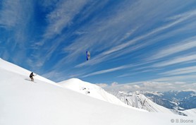 Fabio Ingrosso - snowkite a Gudauri - Georgie