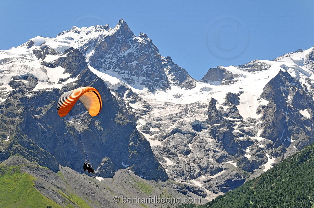 parapente à La Grave