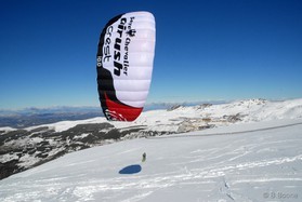 snowkite en sierra nevada (espagne) - j.josserand