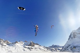 Snowkite Masters 2012 - col du Lautaret (05) France