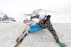 Fabio Ingrosso - simplon pass - snowkite en Suisse
