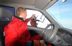 Guillaume Chastagnol - snowkite en Islande