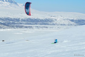 Bjorn Kaupang-Snowkite-Haugastol-Norway