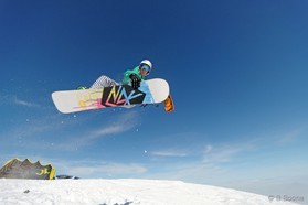 Romain Luppi - snowkite en Macedonia - Popova Shapka