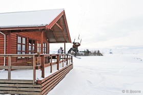 Jérome Josserand et Guillaume Chastagnol - snowkite en Islande