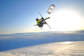 Bjorn Kaupang-Snowkite-Haugastol-Norway