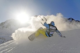 Guillaume Chastagnol - Snowkite Masters 2012 - col du Lautaret (05) France
