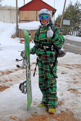 Romain Luppi - snowkite au Liban