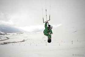 Romain Luppi - snowkite au Liban