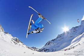 Rémi Borgioli - Snowkite Masters 2012 - col du Lautaret (05) France