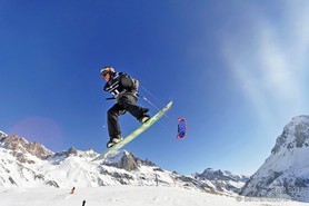 Rémi Meum - Snowkite Masters 2012 - col du Lautaret (05) France