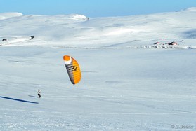 Fabio Ingrosso-Snowkite-Haugastol-Norway