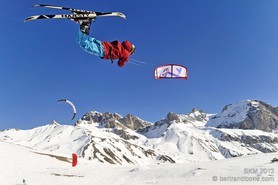 Bjorn Kaupang - Snowkite Masters 2012 - col du Lautaret (05) France