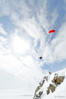 Guillaume Chastagnol - Snowkite a Ercyes en Turquie