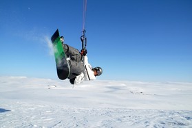 Fabio Ingrosso-Snowkite-Haugastol-Norway