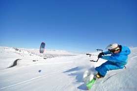 Bjorn Kaupang-Snowkite-Haugastol-Norway