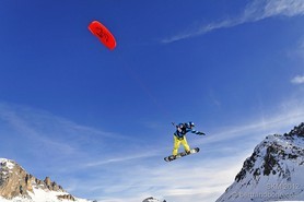 Guillaume Chastagnol - Snowkite Masters 2012 - col du Lautaret (05) France
