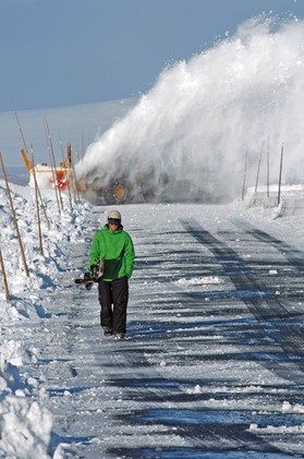 Matt Blanchard-snowkite en Norvege 2006
